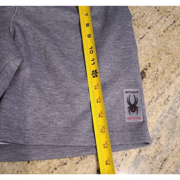 New Size Small Spyder Active Proweb Soft Shell Shorts Gray Drawstring - Picture 9 of 12